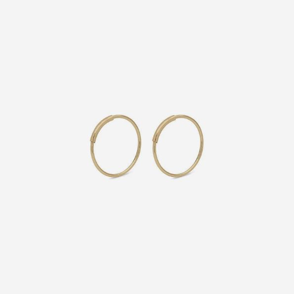 Boucles d&#39;oreille Pilgrim Raquel Or 12mm  C.C.