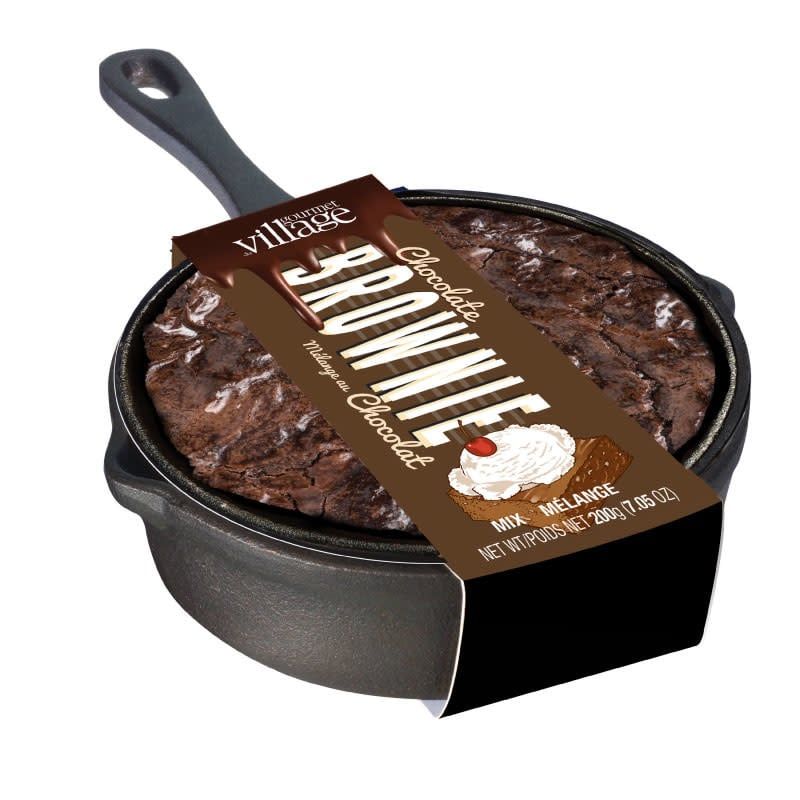 Poêlon Brownies au chocolat dans une poêle au four