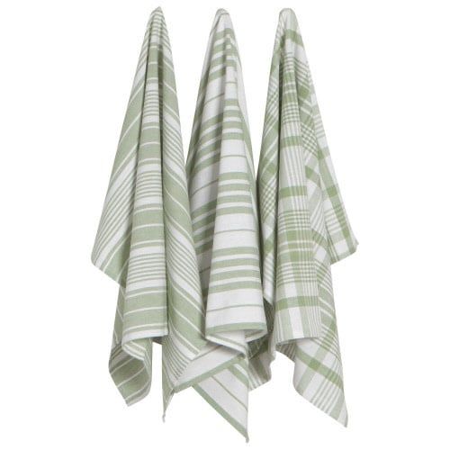Ens. Linge à vaisselle Jumbo Sage