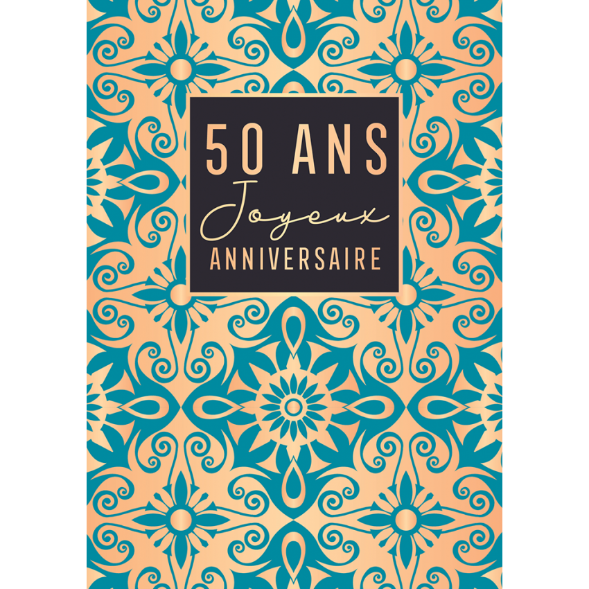 Carte De Souhait 50 Ans Joyeux Anniversaire