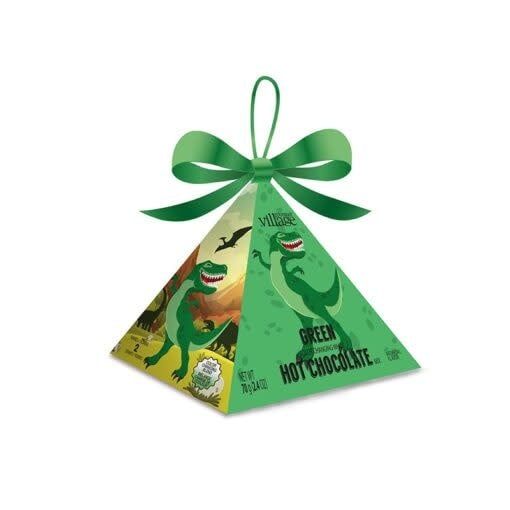 Chocolat Chaud Dinosaure Pyramide (Vert) Gourmet du Village