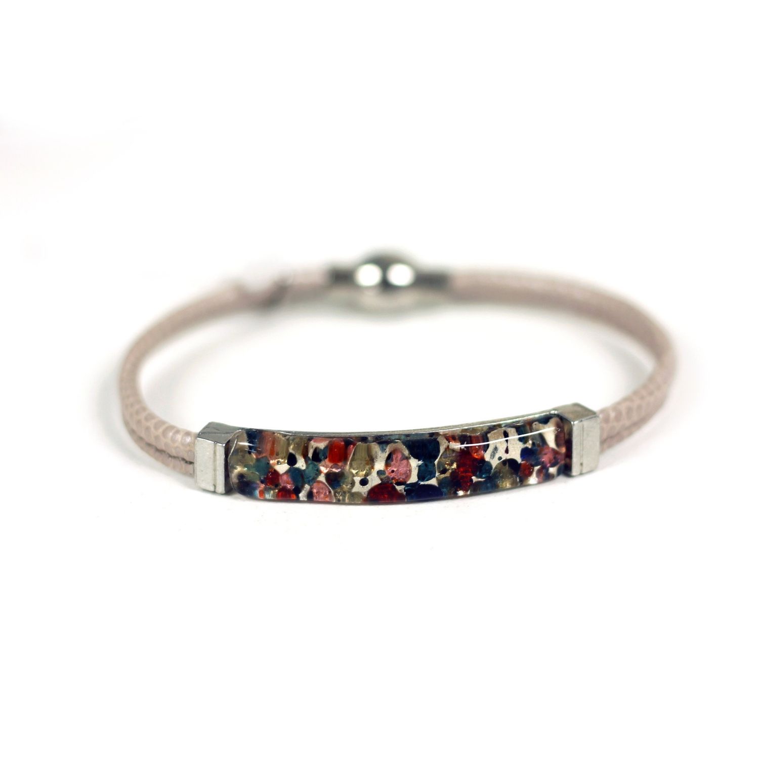 Bracelet Cré-Art Axia Simple, Color: Azurine