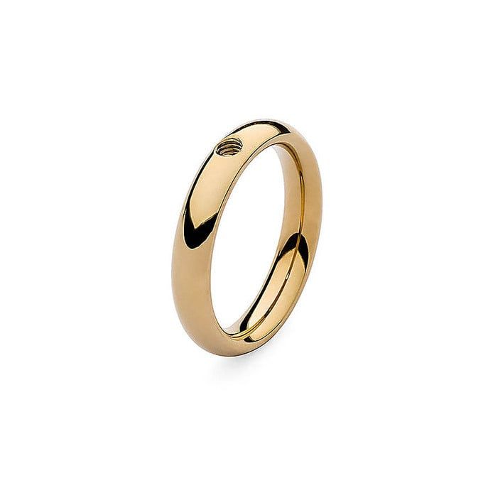 Bague Qudo Basic Ring Small, Color: Or, Size: 5