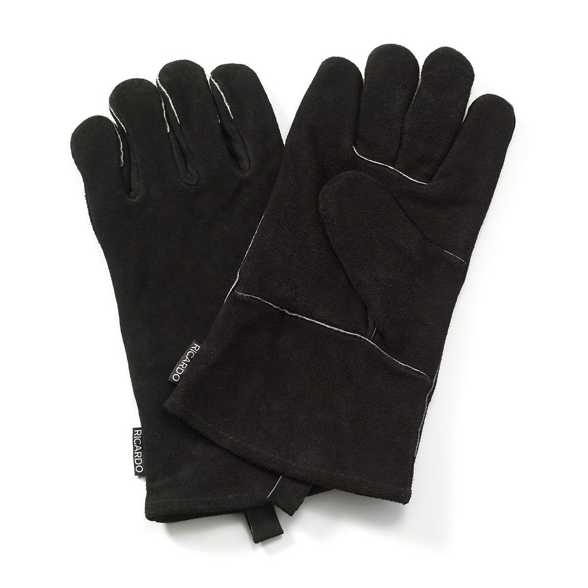 Gants en cuir pour barbecue Ens. de 2 Ricardo