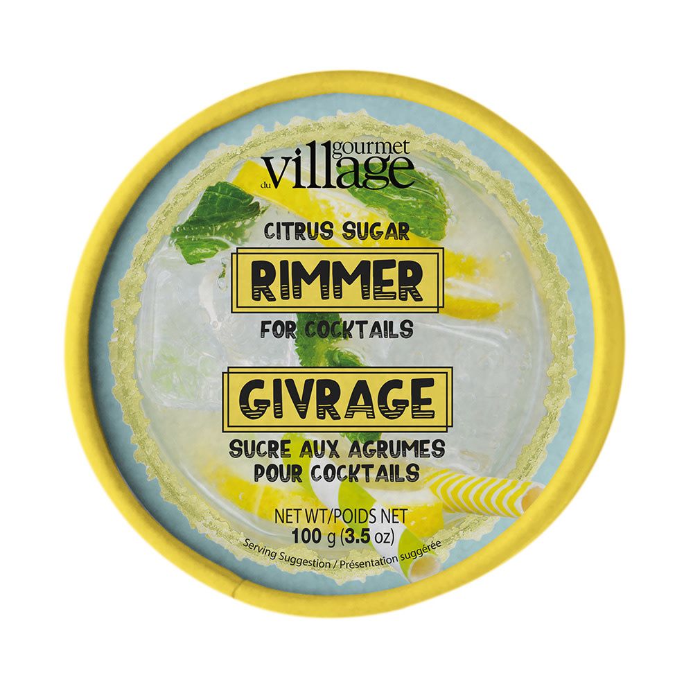 Garniture rebord verre Sucre aux agrumes  de Gourmet du Village