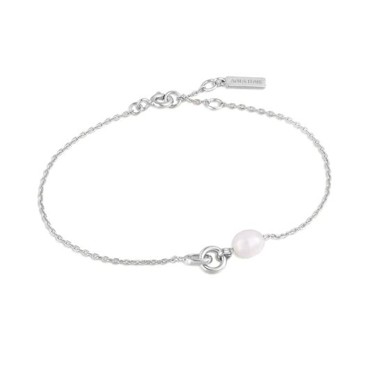 Bracelet Ania Haie Pearl Link argent    B043-01H