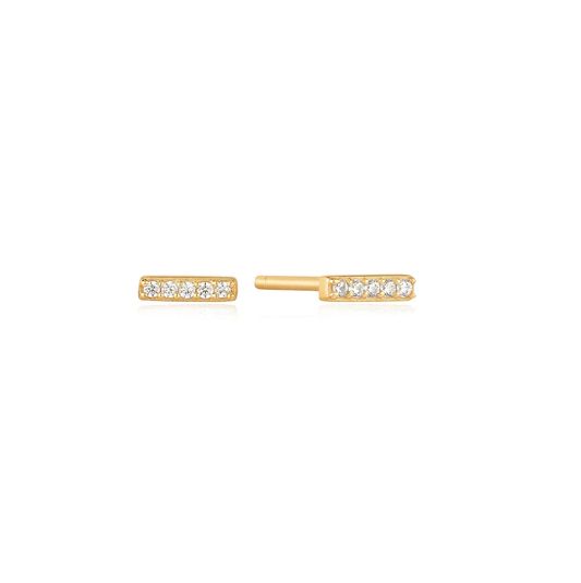 Boucle d&#39;oreille Ania Haie Glam Bar Stud or AH-22 E037-01G