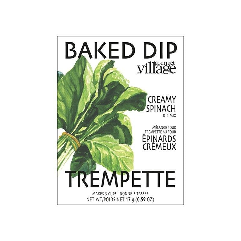 Mélange pour Trempette  Épinards Crémeux   Gourmet du Village (18gr)