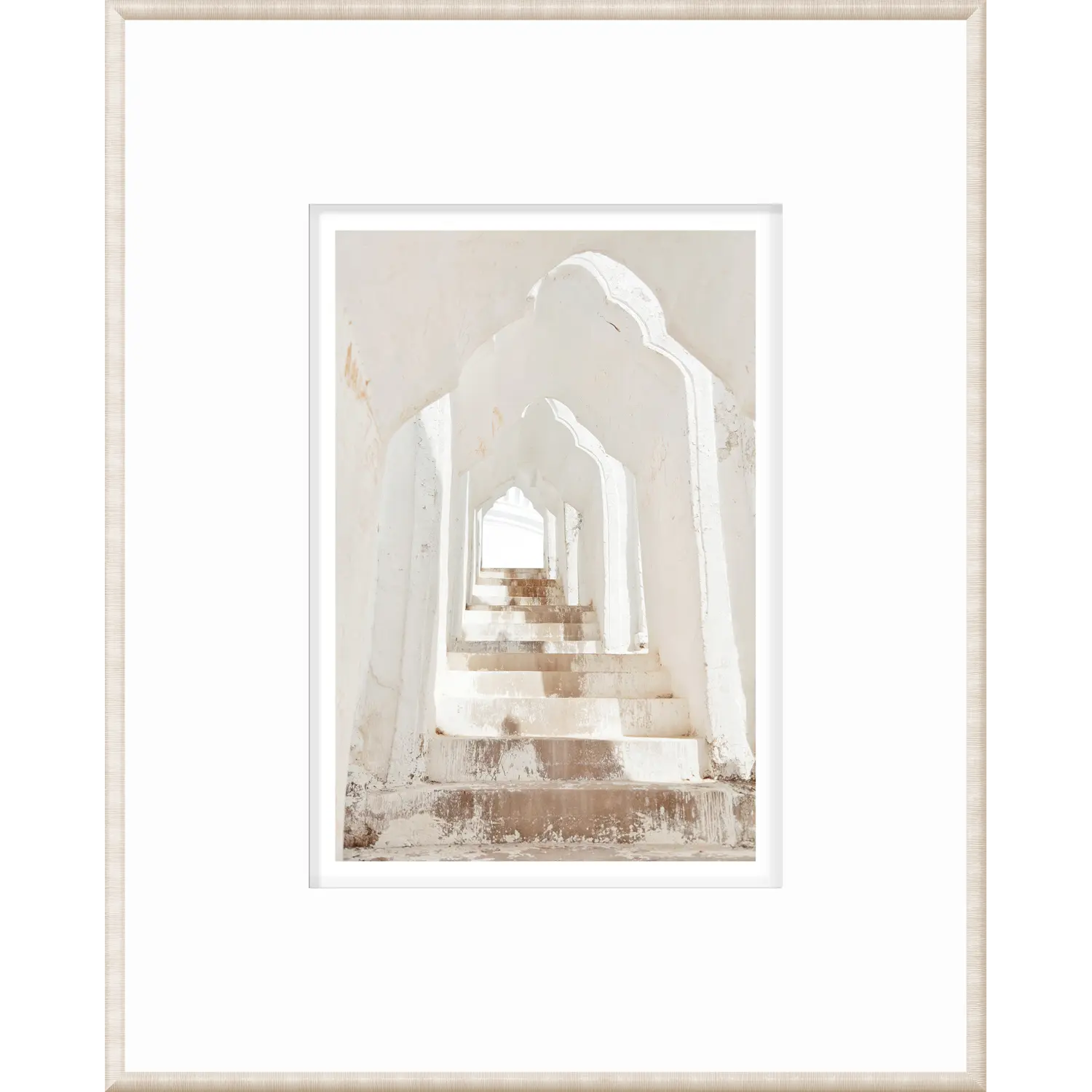 Masonary - White Pagoda-Myanmar Large 20&quot;x30&quot; 21481