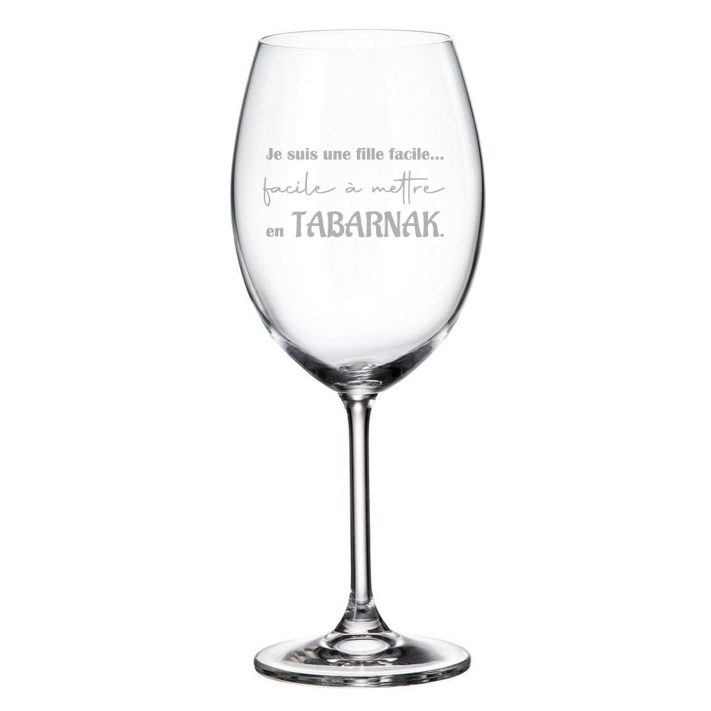 Verre à vin 20 Fille Facile