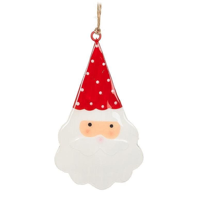 Puffy Beard classsic Santa ornament/ ornement barbe fluffy Santa