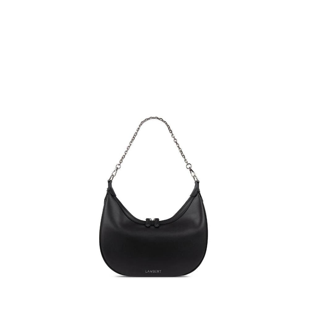 Rachel - Sac à Main petit hobo en cuir vegan noir