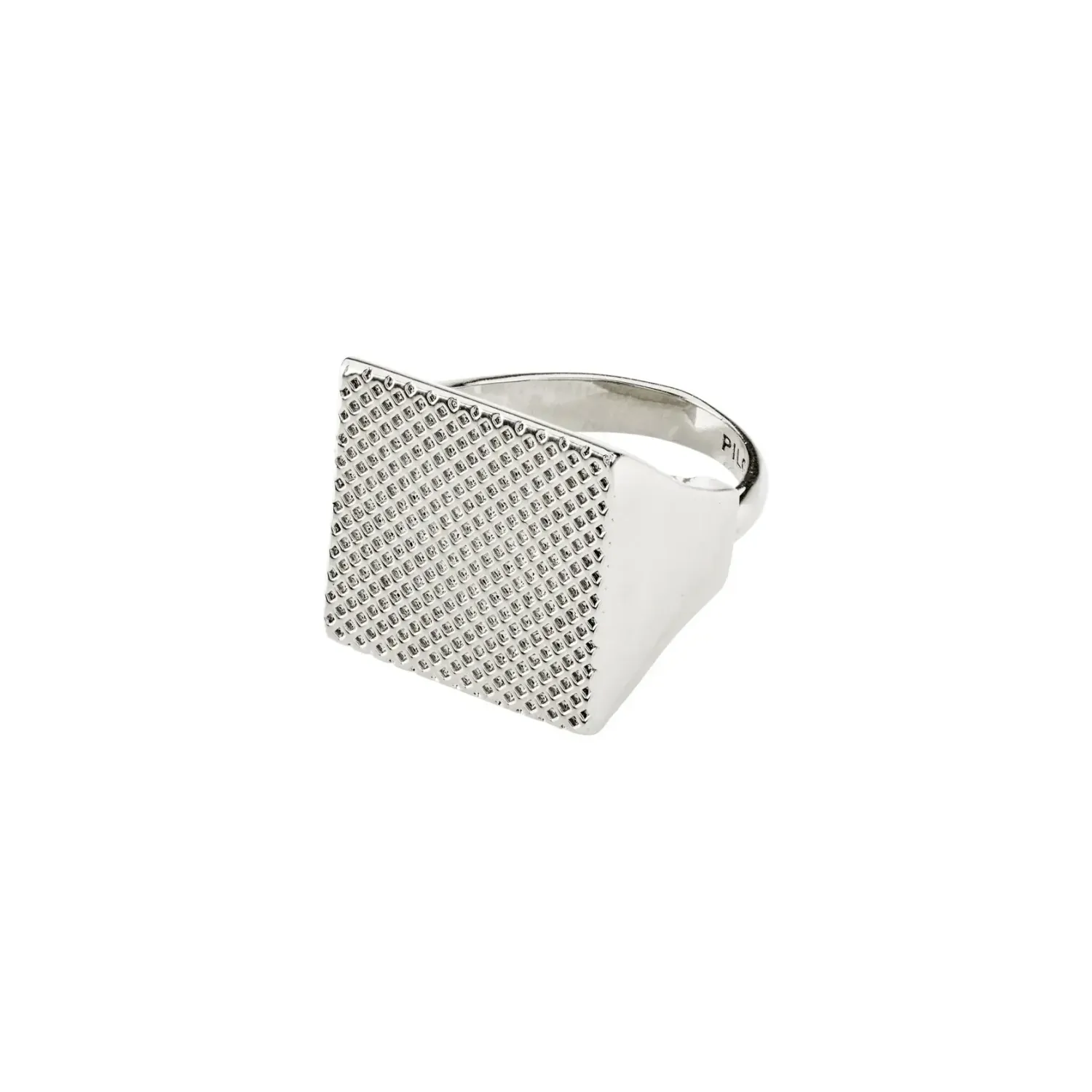 Pulse Recycled  bague chevalière argent A23
