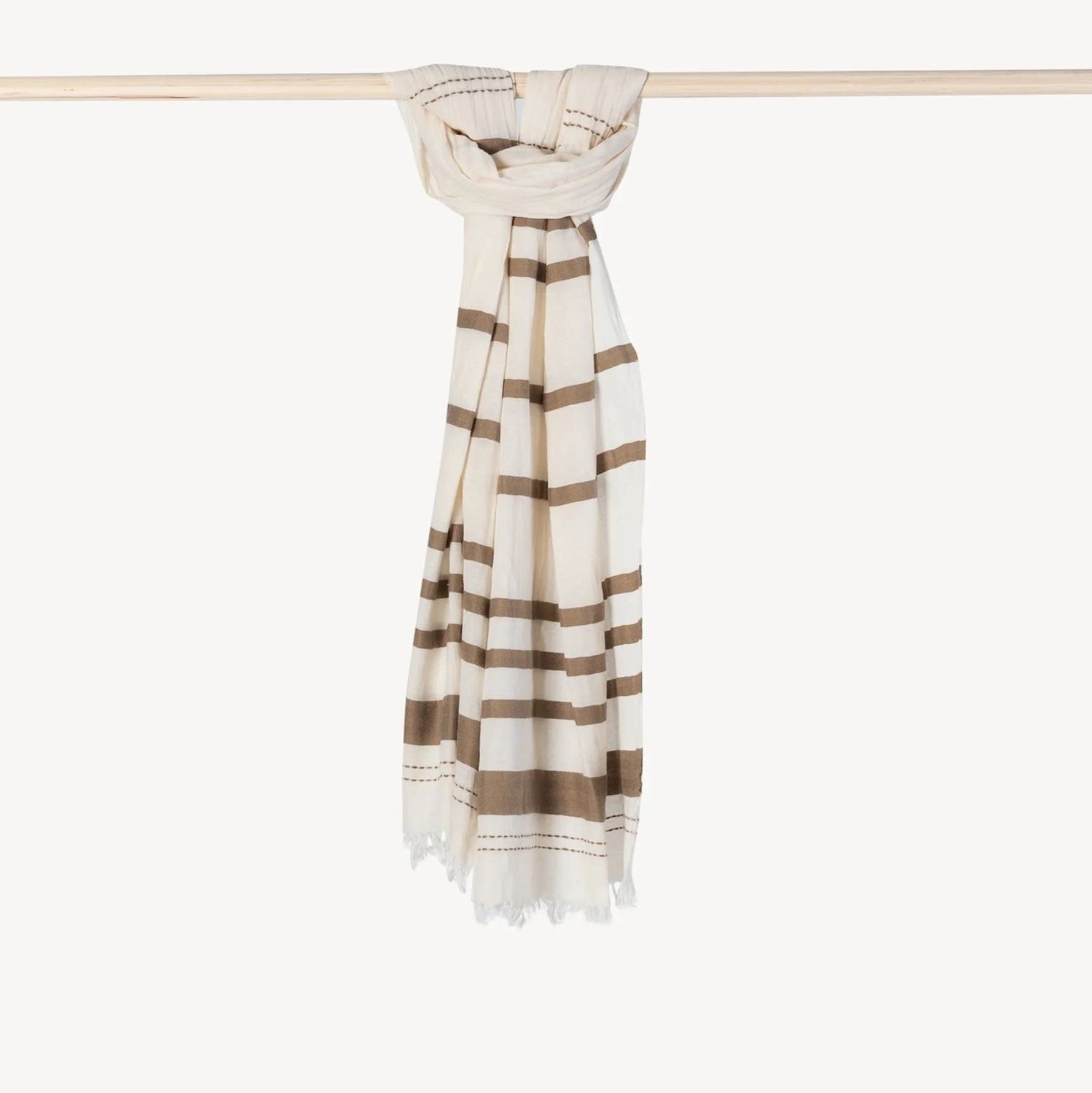 Claire - Foulard Taupe Pokoloko