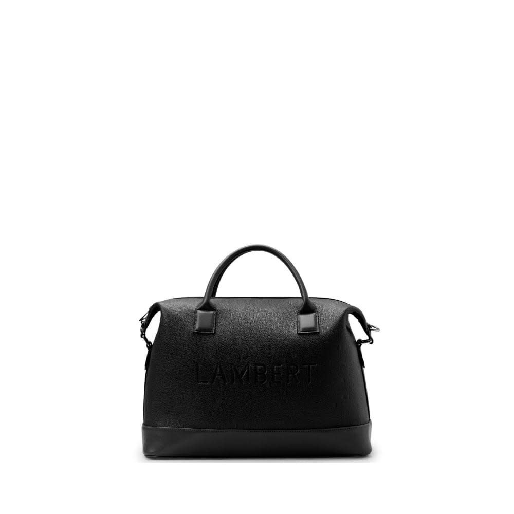 Le Mae3 - Sac de voyage Lambert fourre-tout en cuir vegan noir