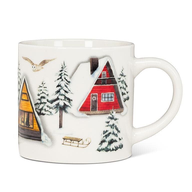 Chalet cabine d&#39;hiver/ Winter cabins mug