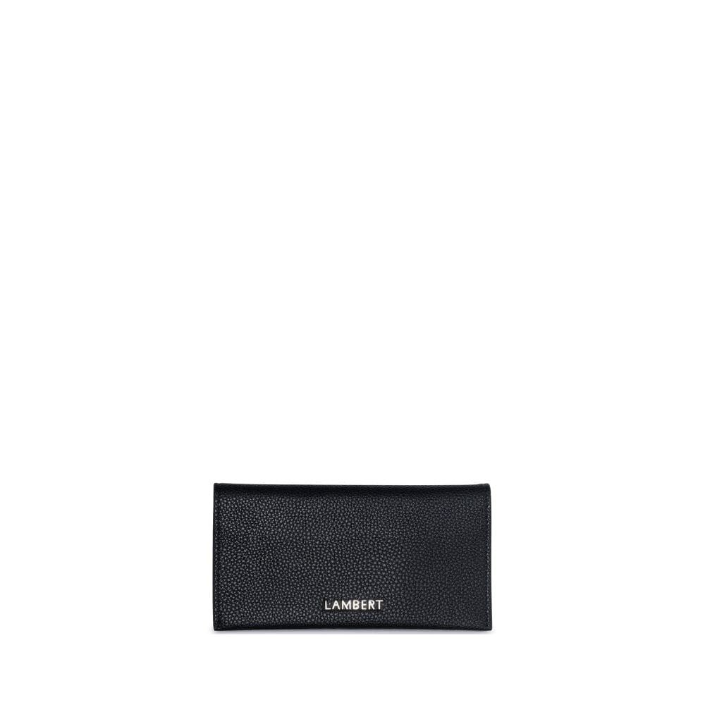 Mila Protège carnet de santé en cuir vegan noir