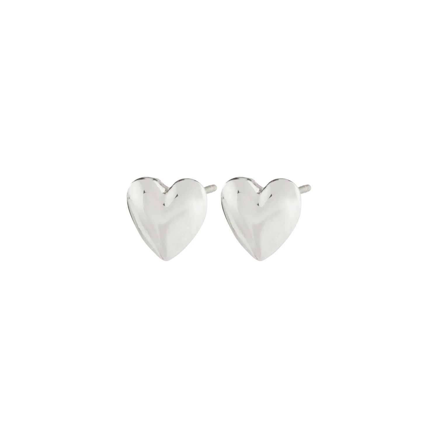 Sophia recycled boucle d&#39;oreille coeur argent  A23