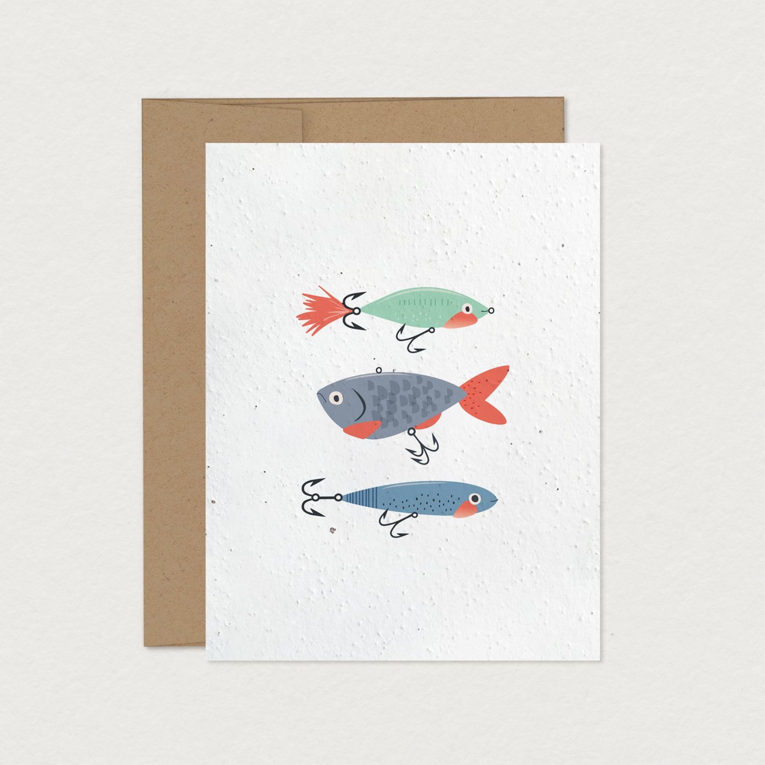 Carte de Souhaits Hameçons (à planter)