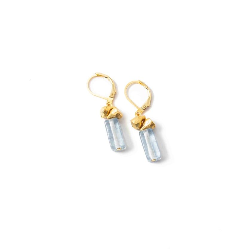 Boucles  d&#39;oreilles Euzèbe  Azur  Anne-Marie Chagnon PE 2024