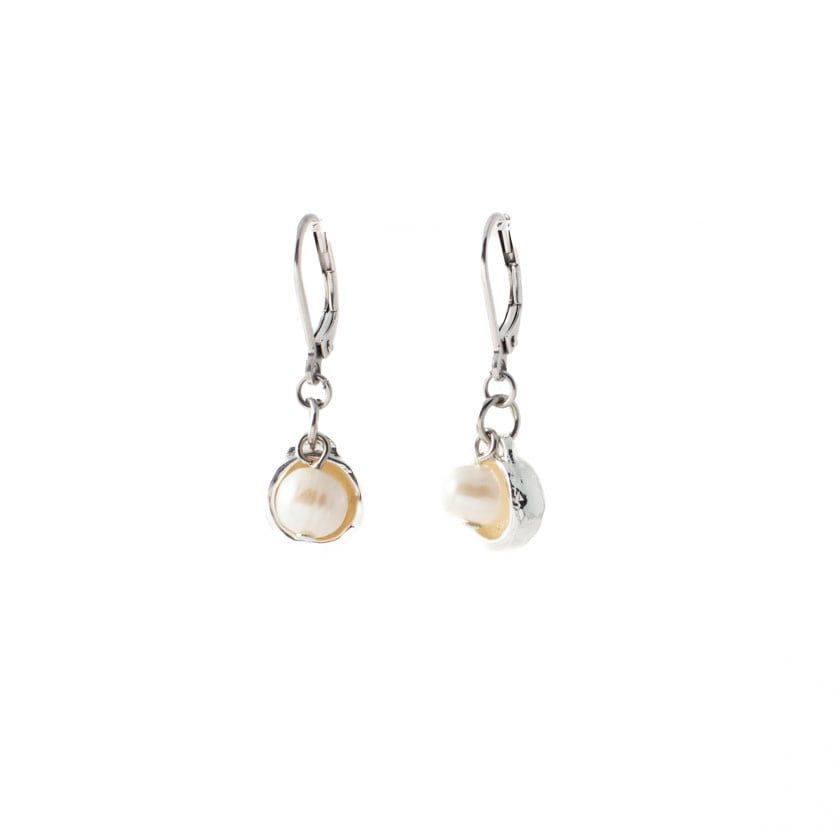 Boucles  d&#39;oreilles Elliot  Argenté  Anne-Marie Chagnon PE 2024