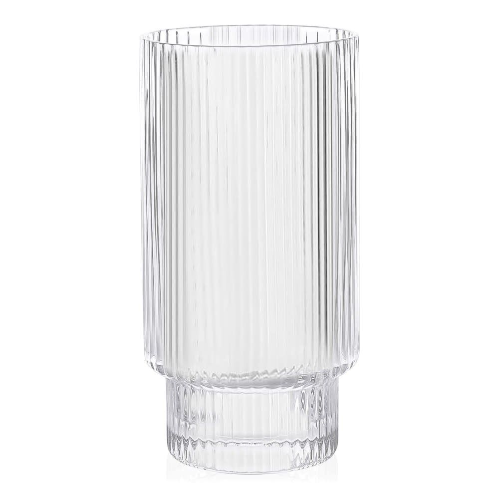 Verres Ribbed Hi Ball Bte de 4