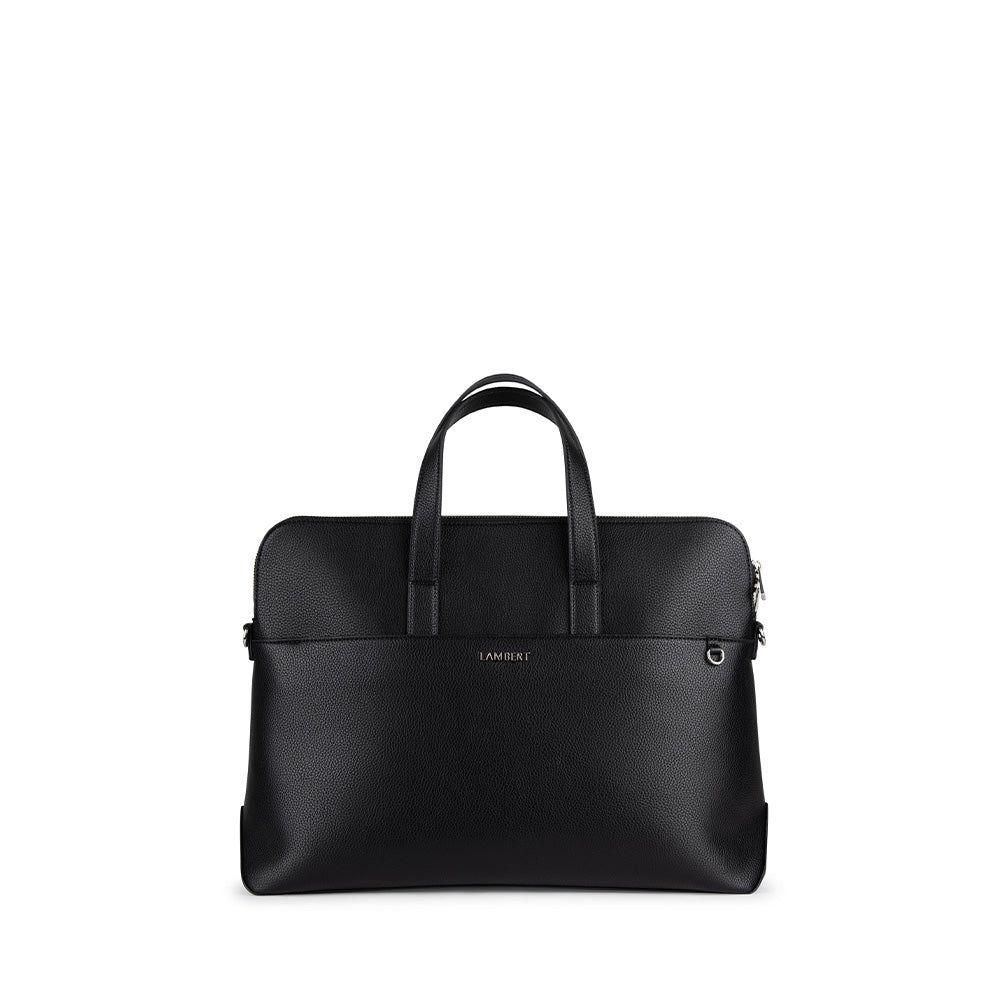 Malorie - Mallette  2en1 Cuir Vegan noire