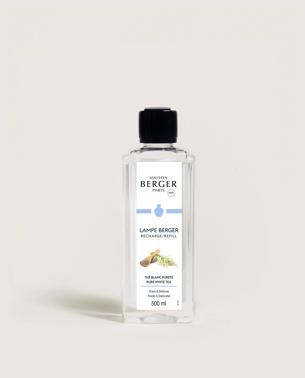 Recharge pour lampe  thé blanc pur 500ml