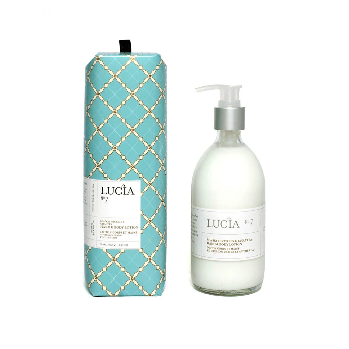 No7  Lotion Corps et Main  Cresson de Mer et Thé Chai   Lucia