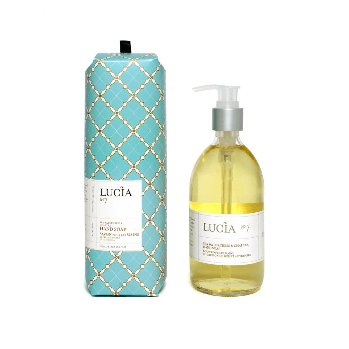 N°7   Savon pour les Mains   au Cresson de Mer et au Chai   Lucia
