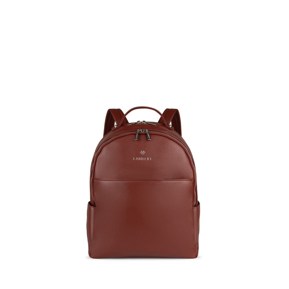 CHARLOTTE - Sac à dos Lambert en cuir vegan Rosewood Peb
