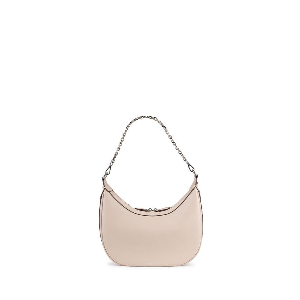 Rachel - Sac à Main petit hobo en cuir vegan Almond SMO