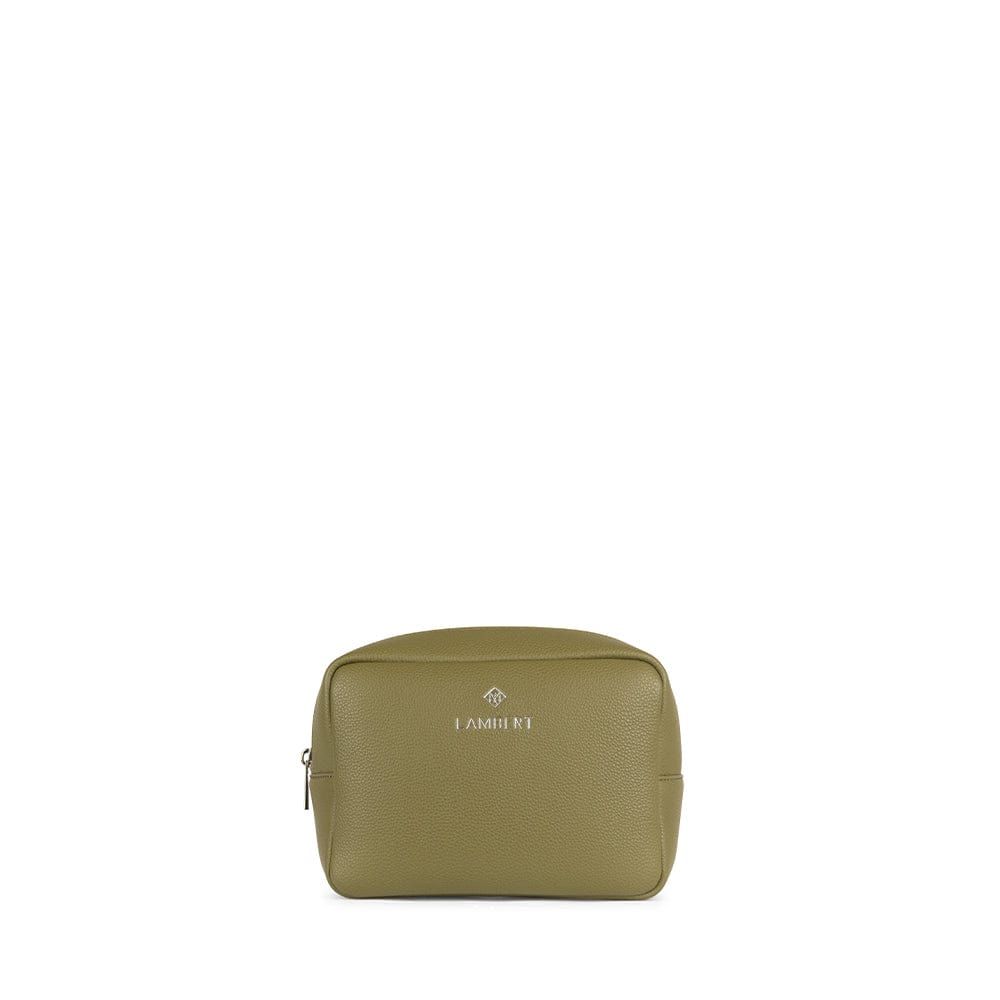 ZOE - Trousse à maquillage Lambert en cuir vegan Olive