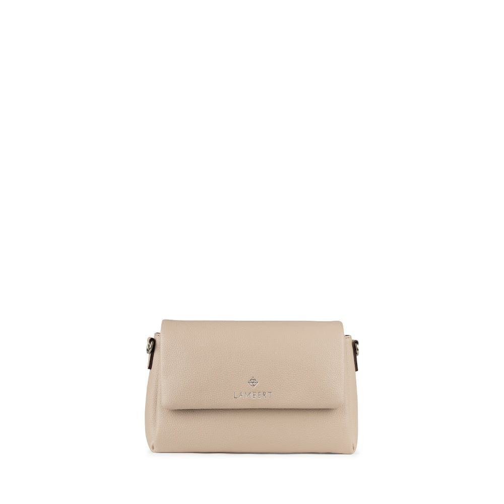 Le Judy 3- Sac bandoulière 2 en 1 en cuir  vegan Almond peb