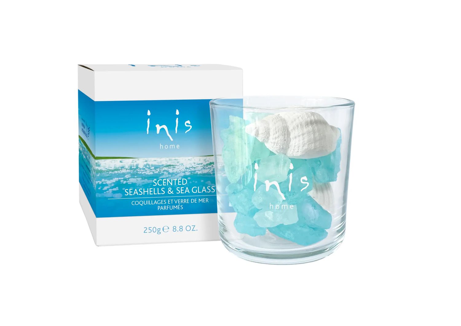 Parfum coquillages et verre de mer Inis
