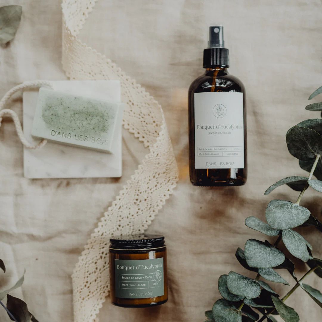 Chandelle Dans les bois   Bouquet d'eucalyptus 4 0z
