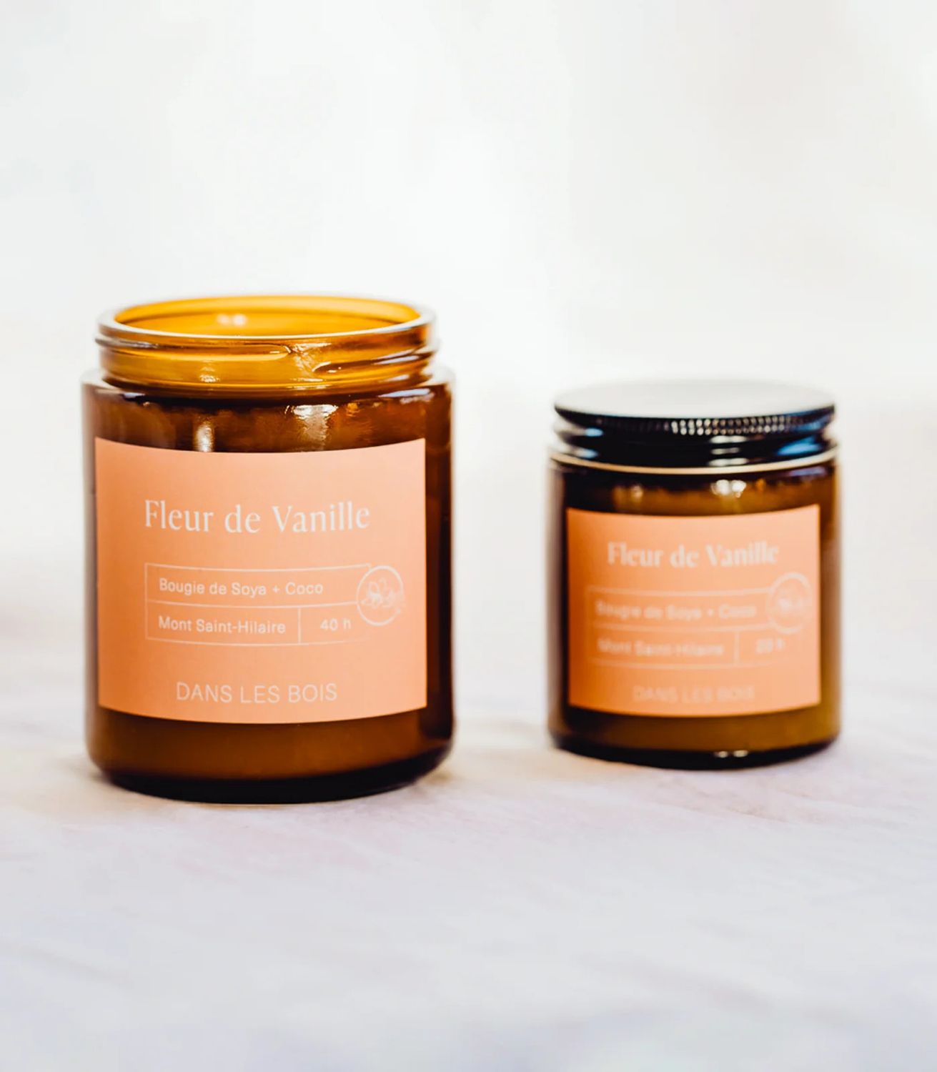 Chandelle Dans les bois   Fleur de vanille  4 0z