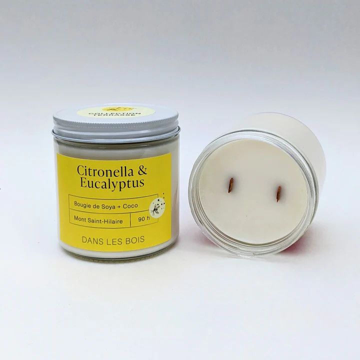 Chandelle Dans les bois   Citronnelle et Eucalyptus 90 à 100 hrs