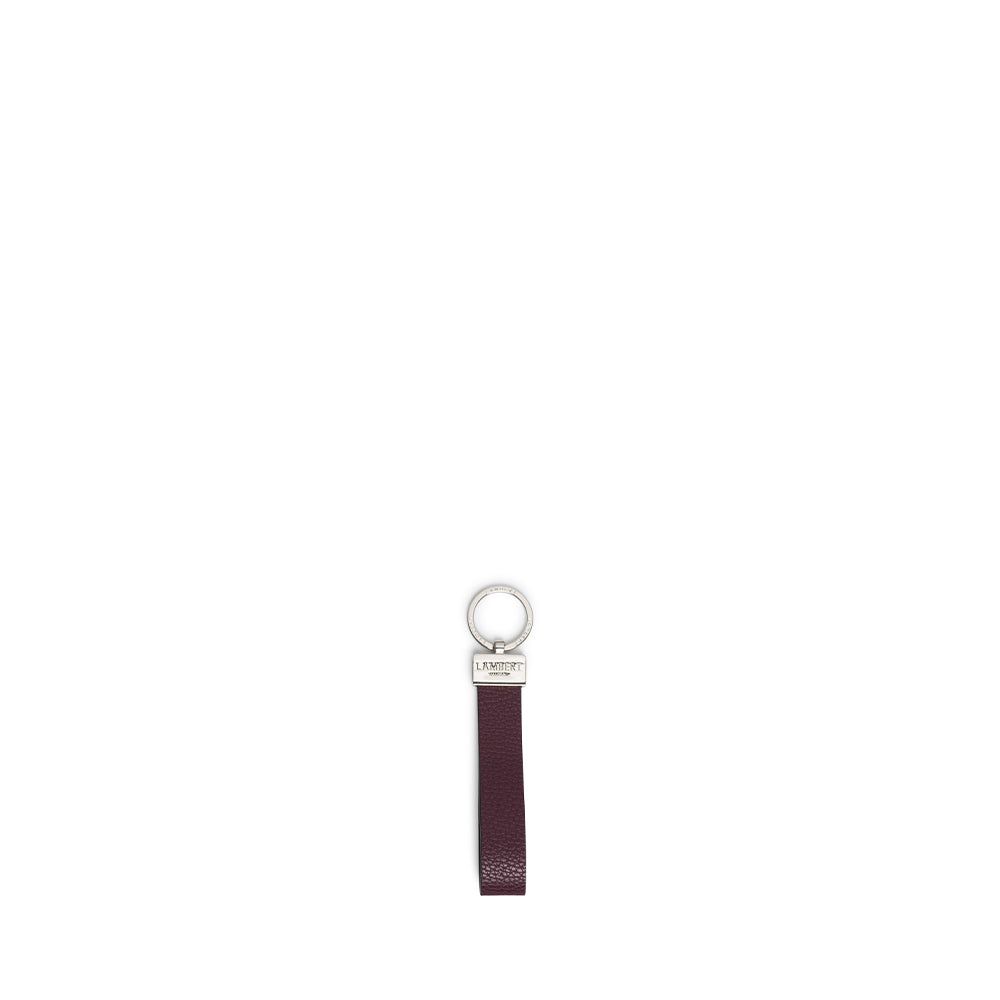 CALI - Porte-clés Lambert en cuir vegan Cabernet-Peb