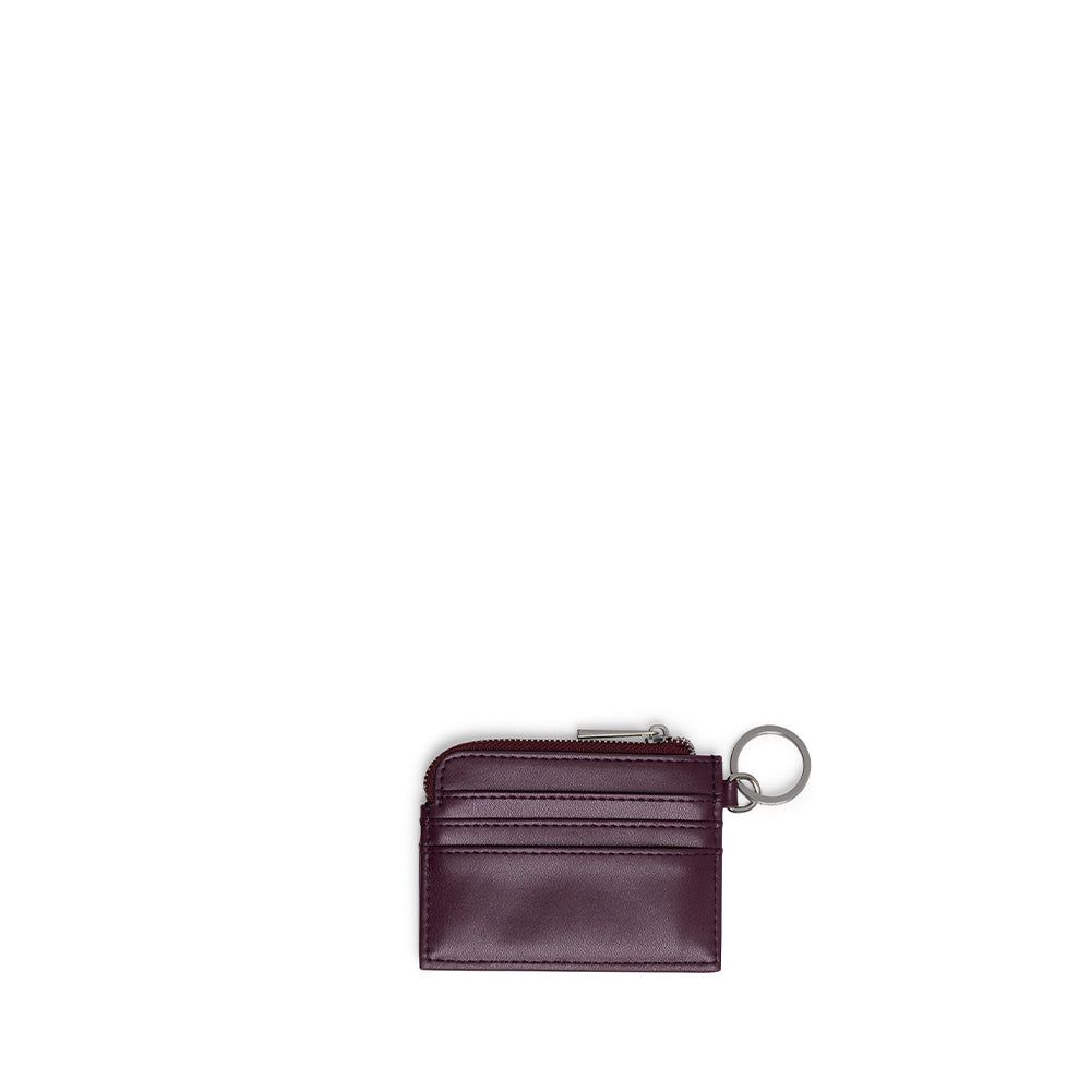 MELODY - Porte cartes smooth Cabernet-Smo