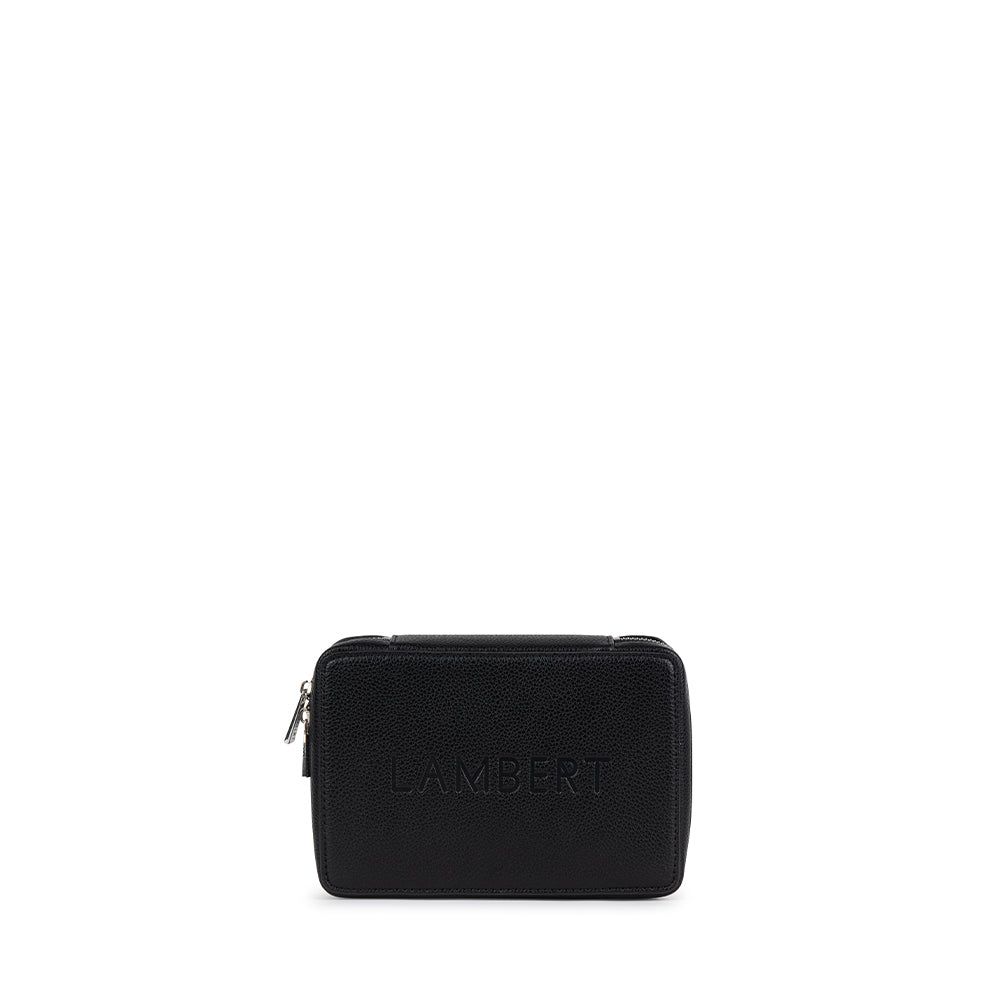 Torri - Coffret à Bijoux  Lambert en cuir vegan noir