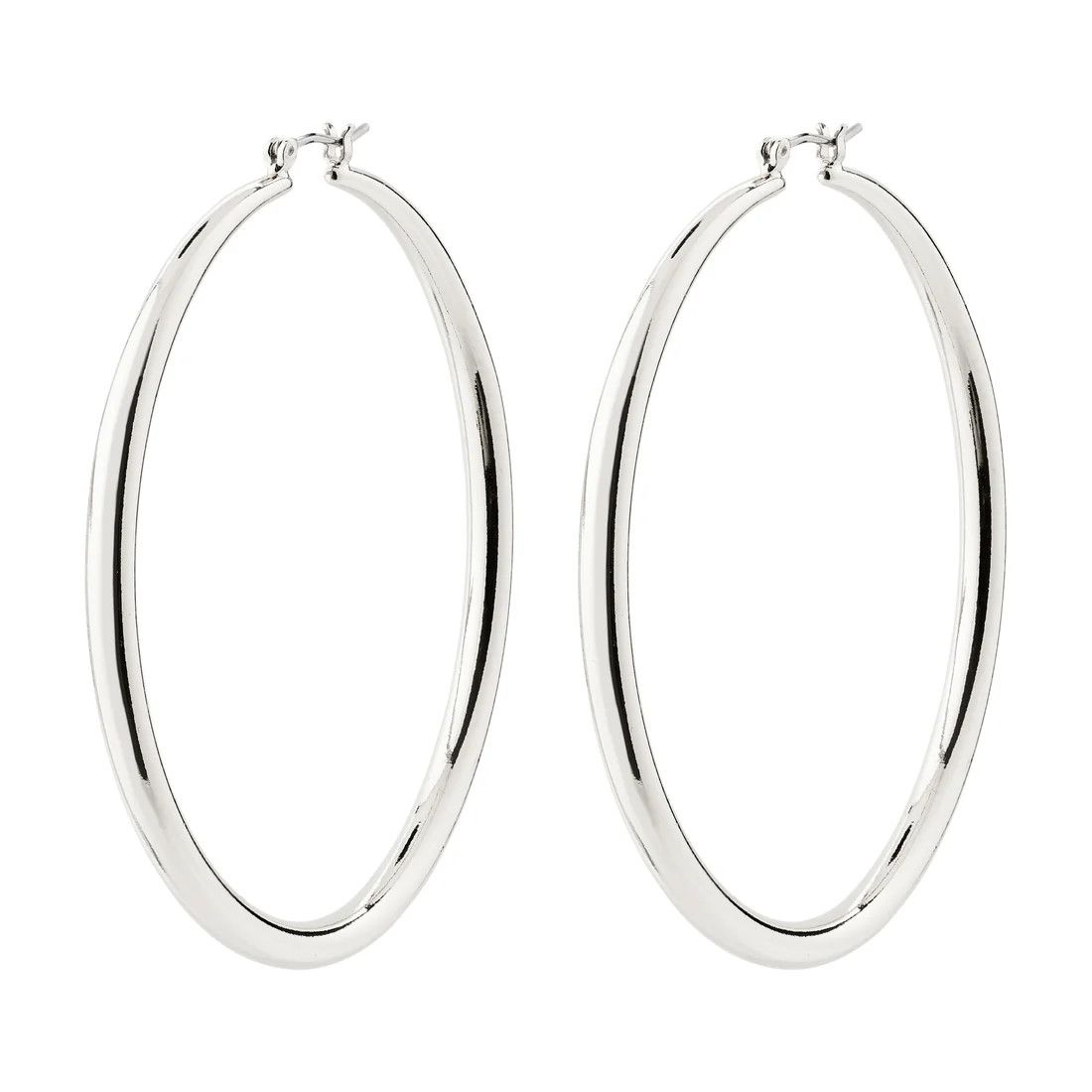 Boucles d&#39;oreille Pilgrim Priya anneaux large argent