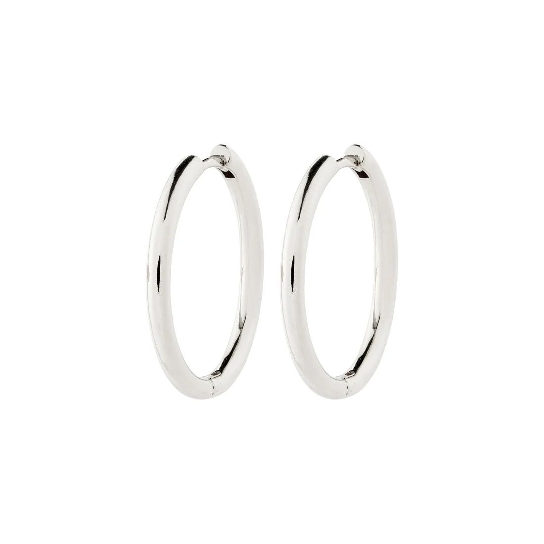 Boucles d&#39;oreille Pilgrim Charm anneaux large argent