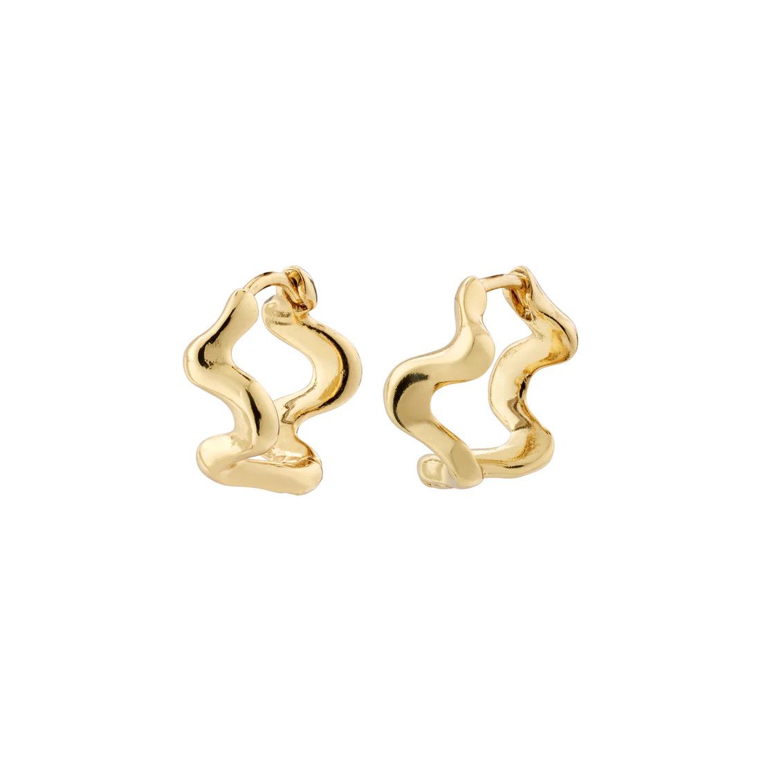 Boucles d&#39;oreille Pilgrim Penelope or