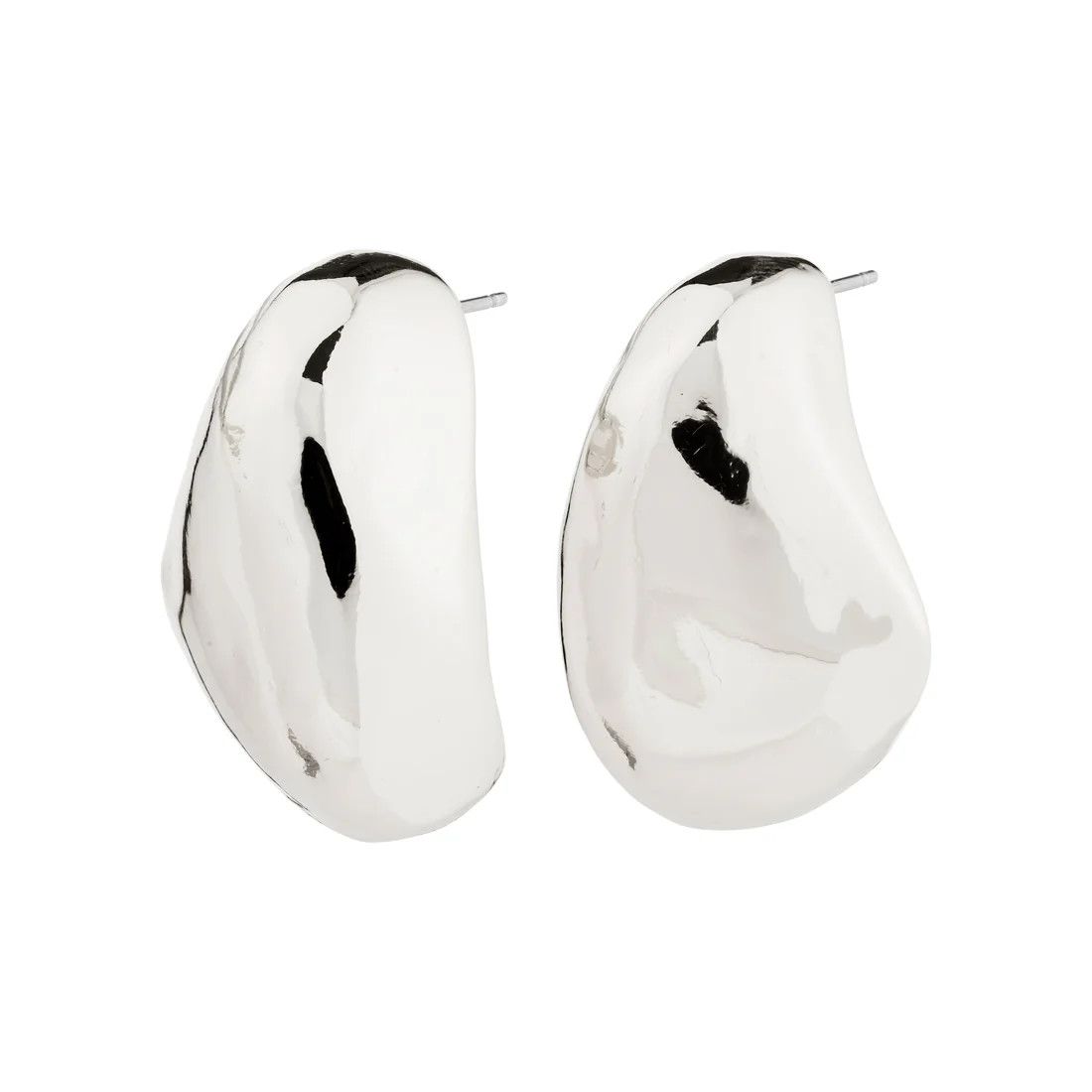 Grande Boucle d&#39;oreilles  Pilgrim Dune argent