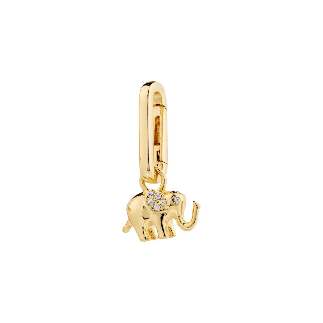 CHARM breloque pendentif élephant or Pilgrim