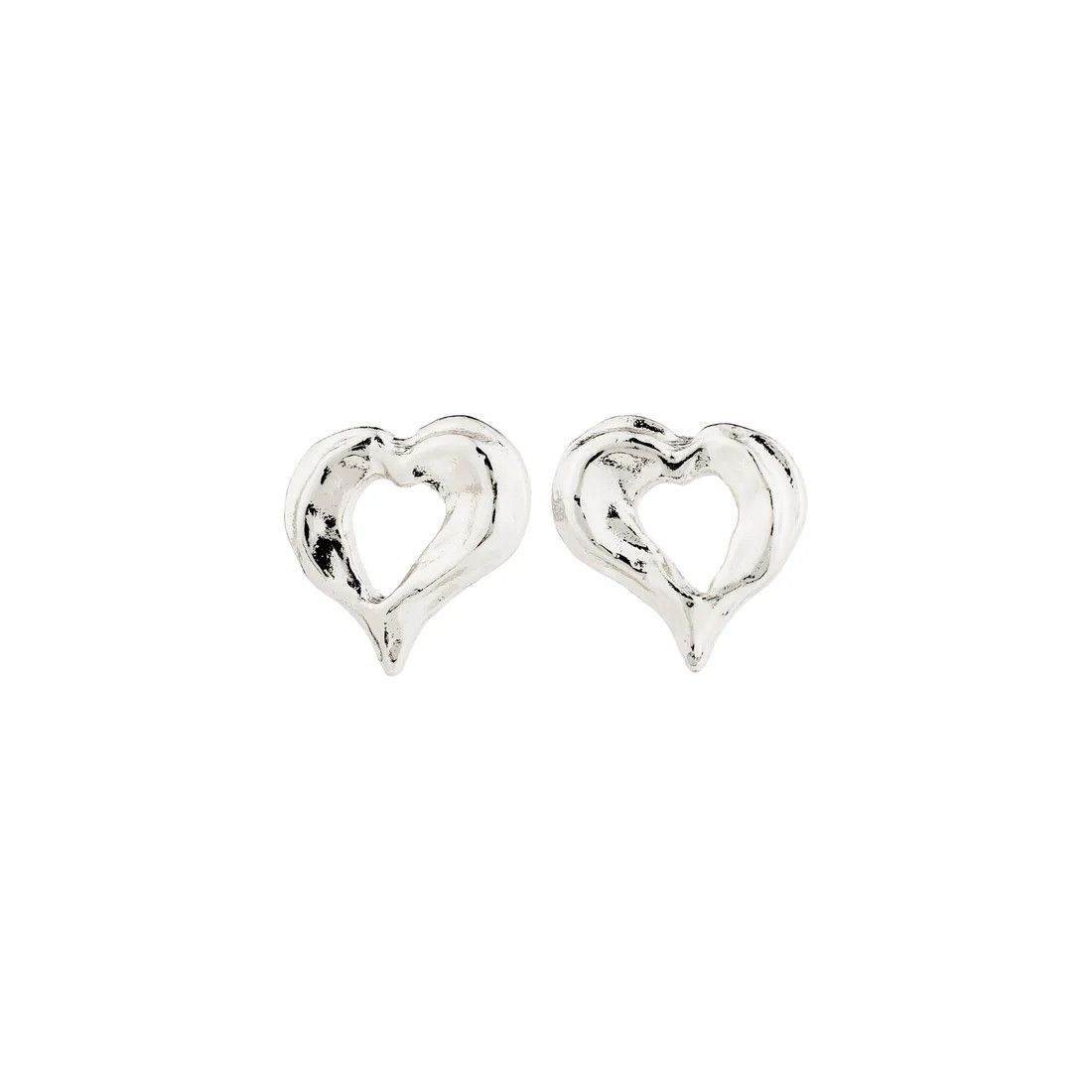 Boucle d&#39;oreille coeur Pilgrim Tide or S25