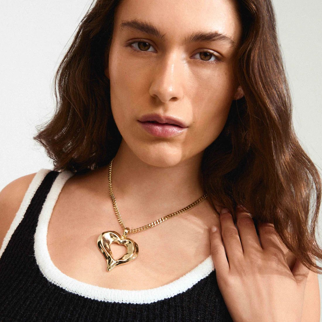 Collier Coeur  Pilgrim Tide or S25
