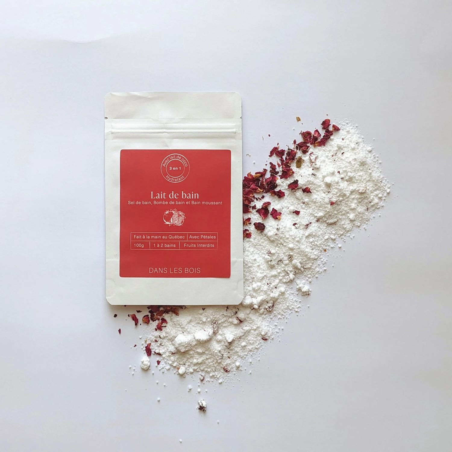Lait de bain moussant Fruits Interdits  Dans les bois   100gr