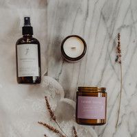 Chandelle Dans les bois   Lavande Sauvage 8 0z